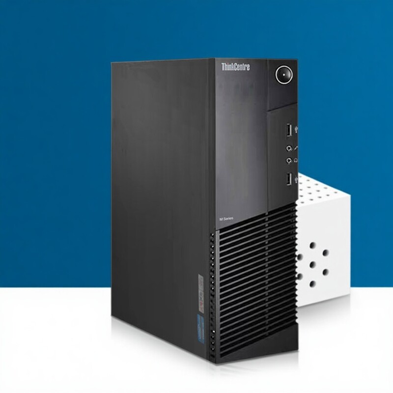 二手台式电脑联想 品牌全套四核高配i3 i5办公商务客厅卧式小主机