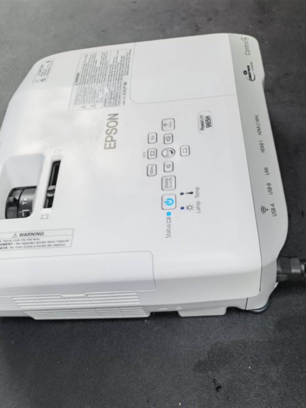 二手爱普生965H投影仪高清双HDMI高亮投影机家用办公手机Wifi投屏