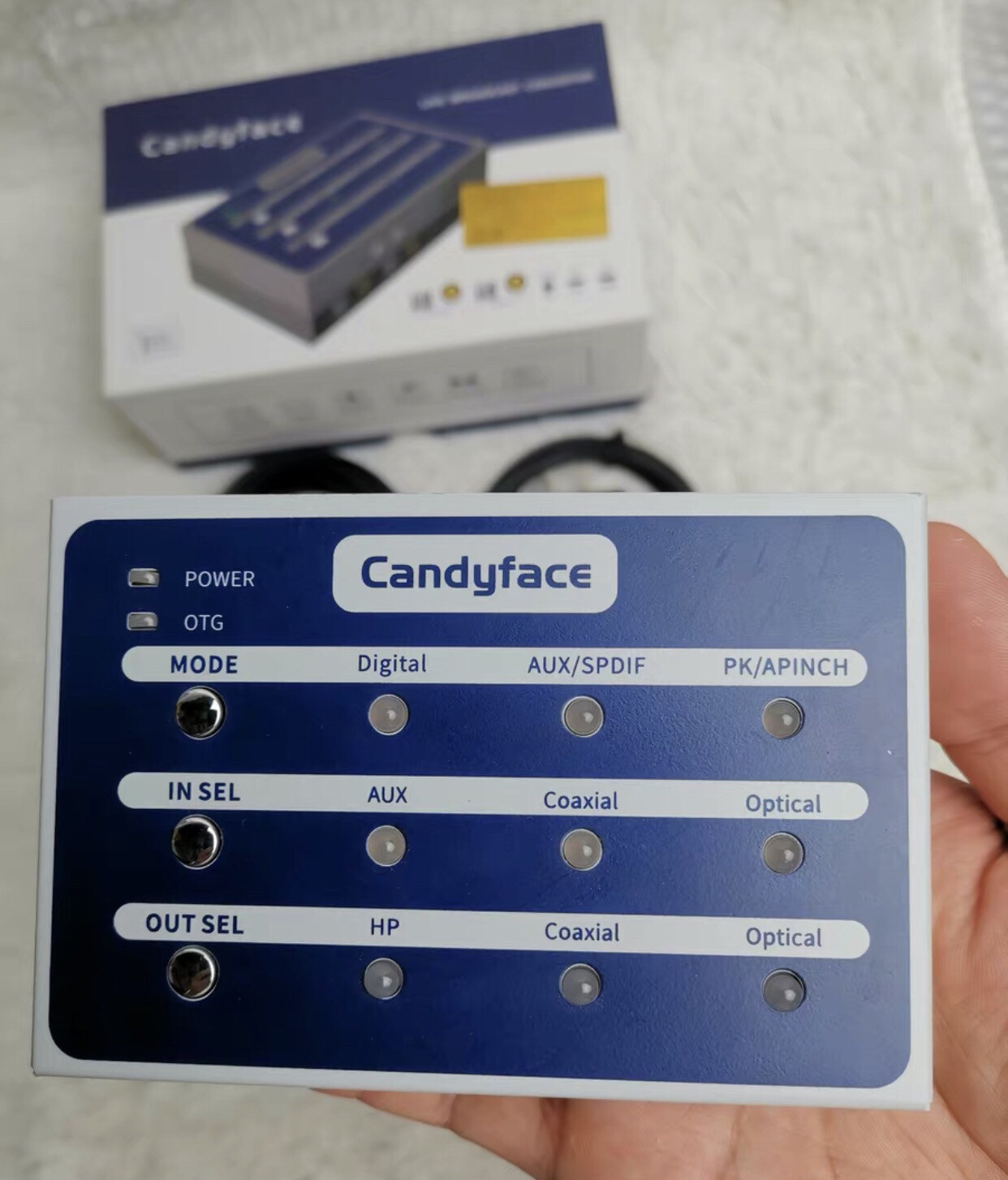 99新二手糖果脸转换器Candyface声卡光纤同轴数字OT