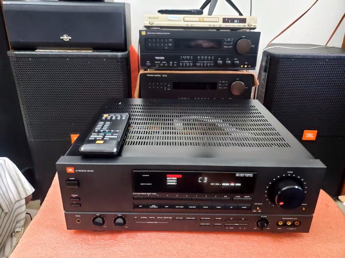 原装进口正品 JBL5.0功放机JSR-665 二手功放 大功率功放