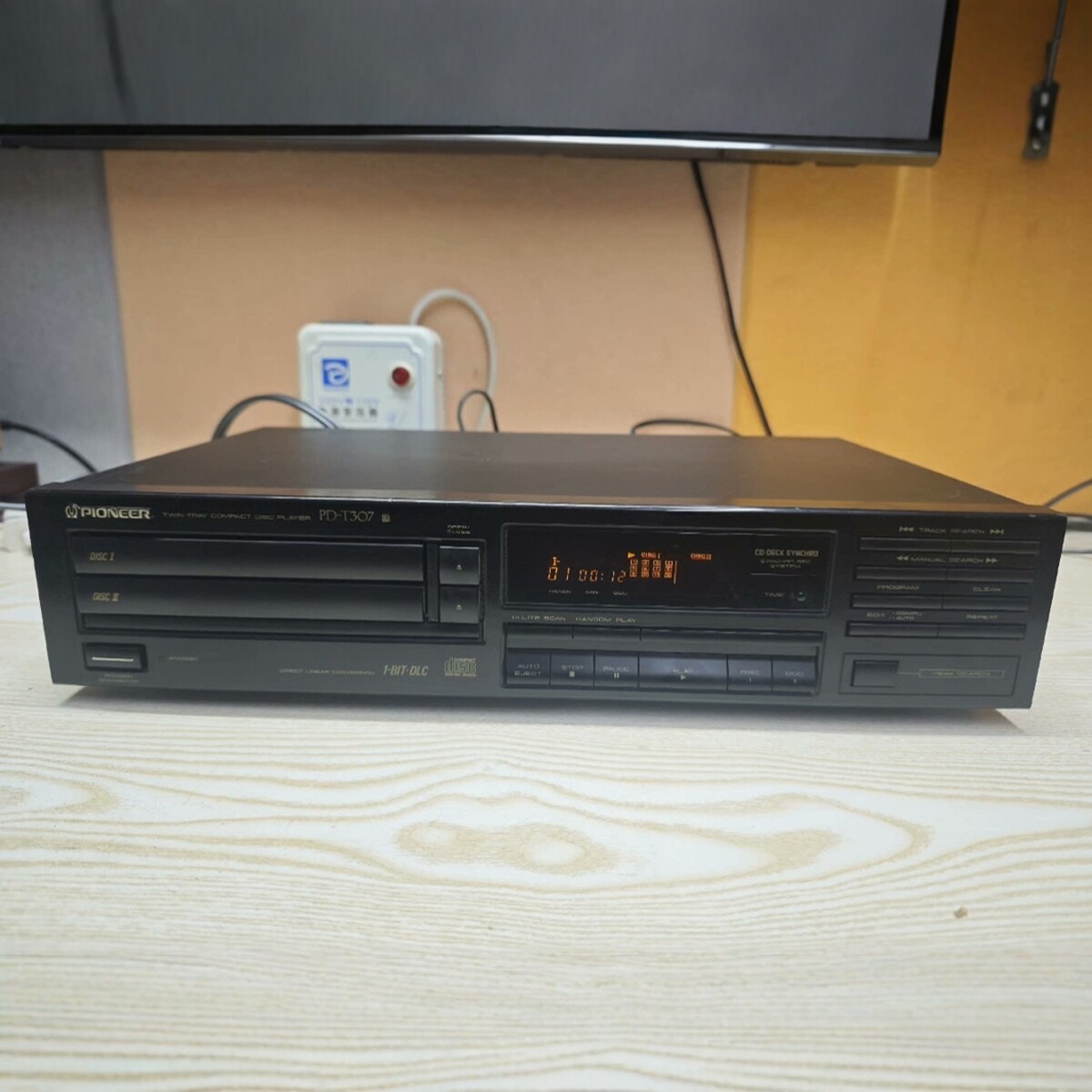 先锋原装日本进口先锋PD-T307二手CD机 双仓设计 读碟